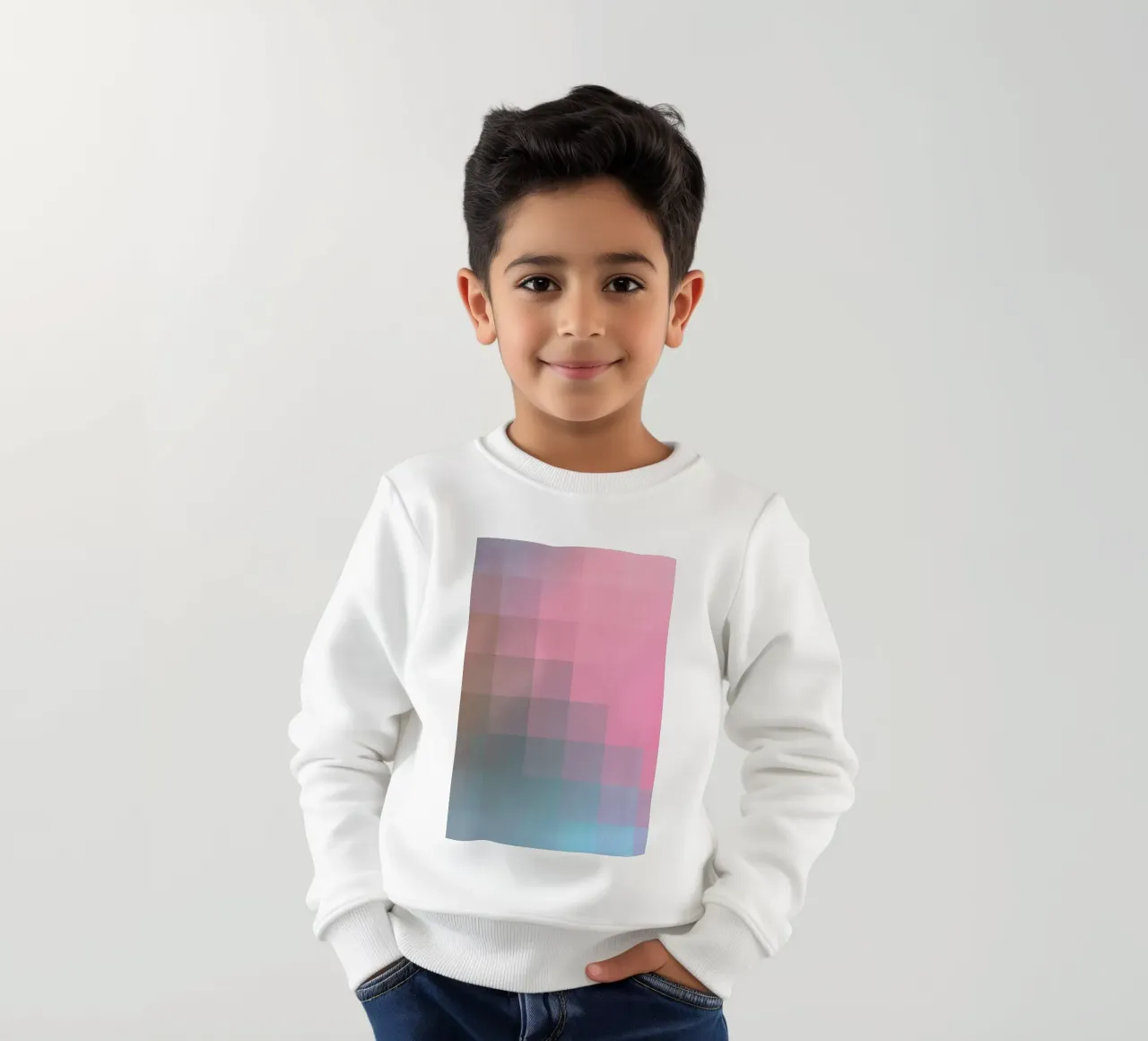 Girly Pixel Surface felpa bambino da Danny Ivan