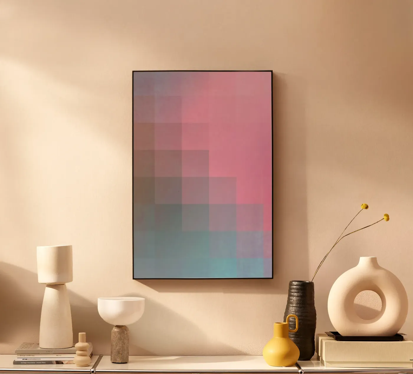 Girly Pixel Surface Acryl-Glas von Danny Ivan