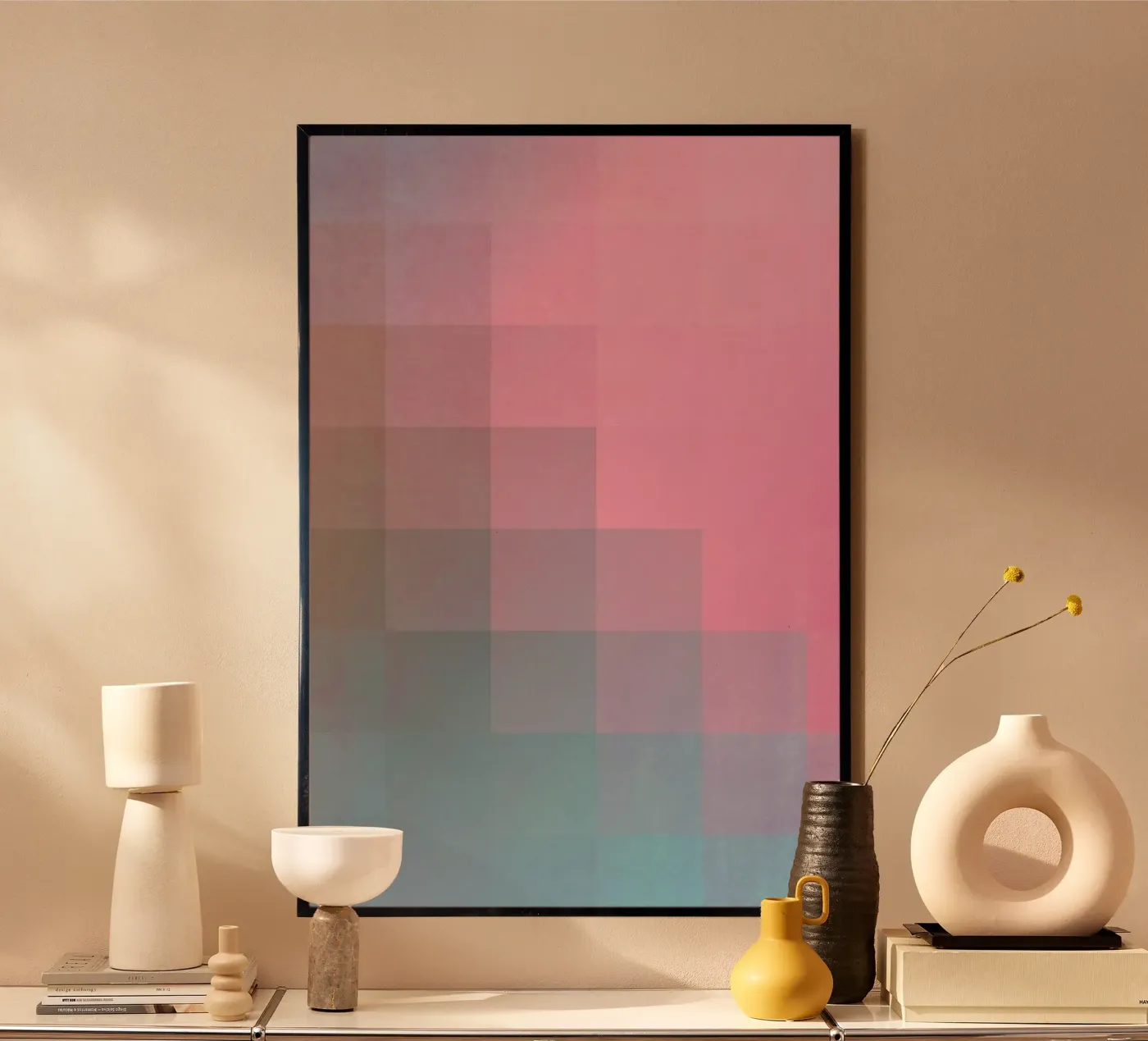 Girly Pixel Surface Poster von Danny Ivan