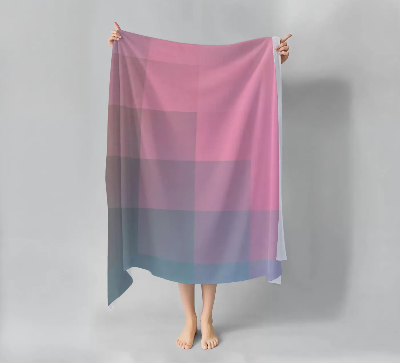 Girly Pixel Surface strandhanddoek van Danny Ivan