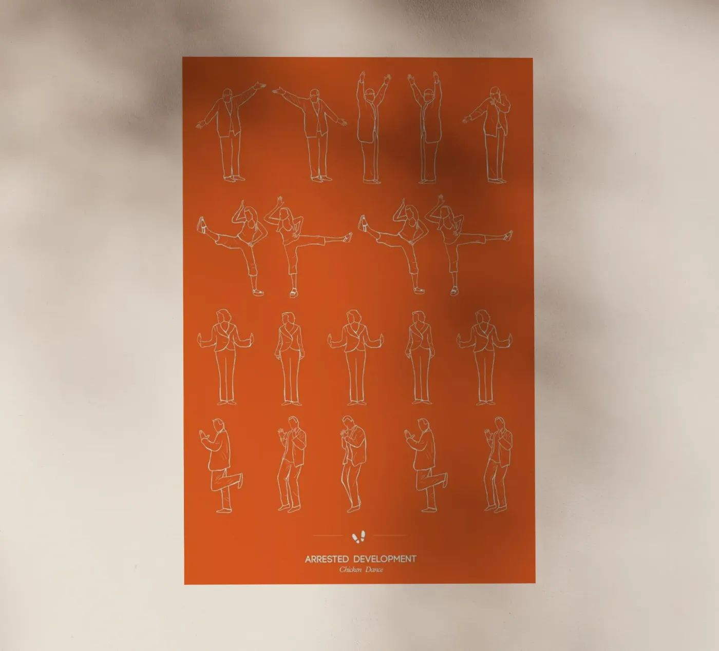 Arrested Development - Chicken Dance pellicola backlit da Niege Borges