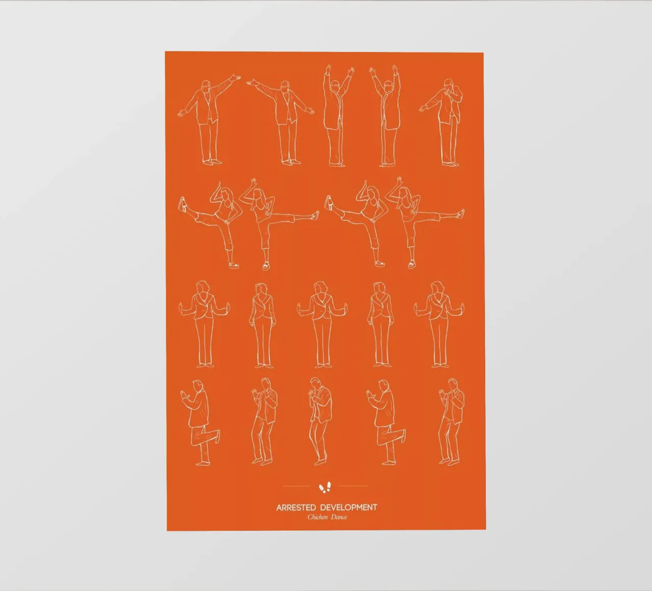 Arrested Development - Chicken Dance telo in pvc da Niege Borges
