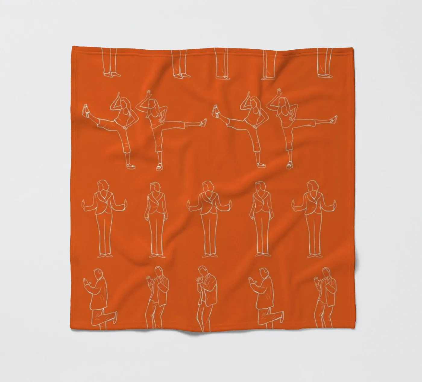 Arrested Development - Chicken Dance Fleecedecke von Niege Borges