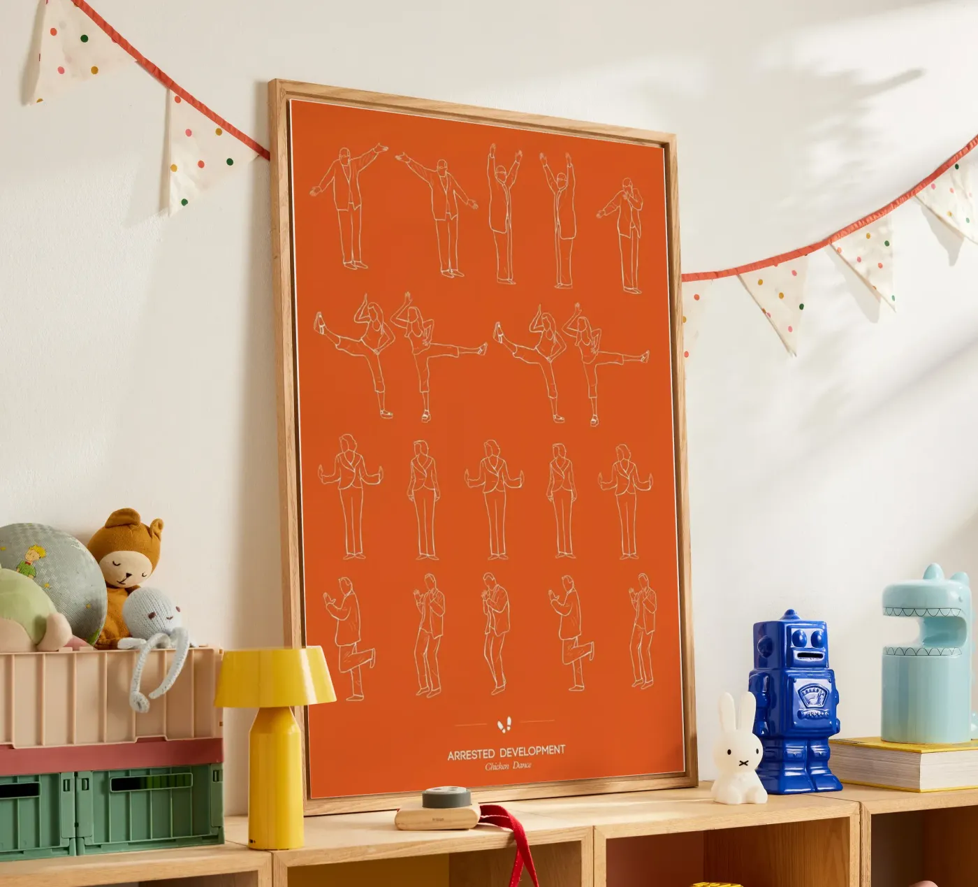 Arrested Development - Chicken Dance Acryl-Glas von Niege Borges