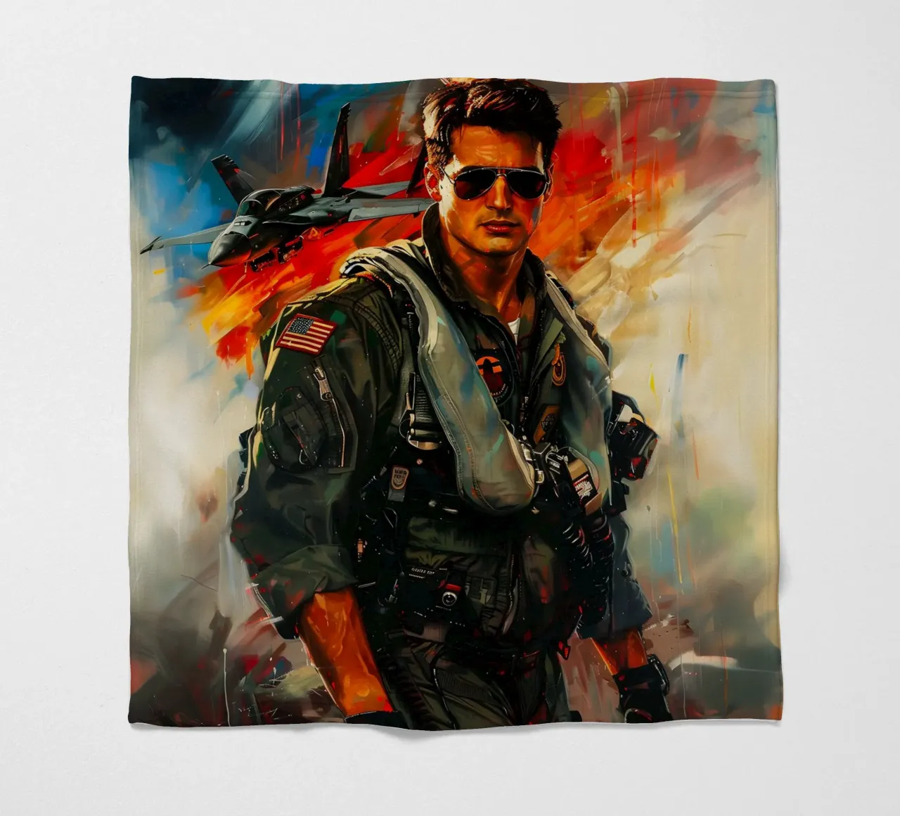 Top Gun coperta in pile da FreeArtStudio