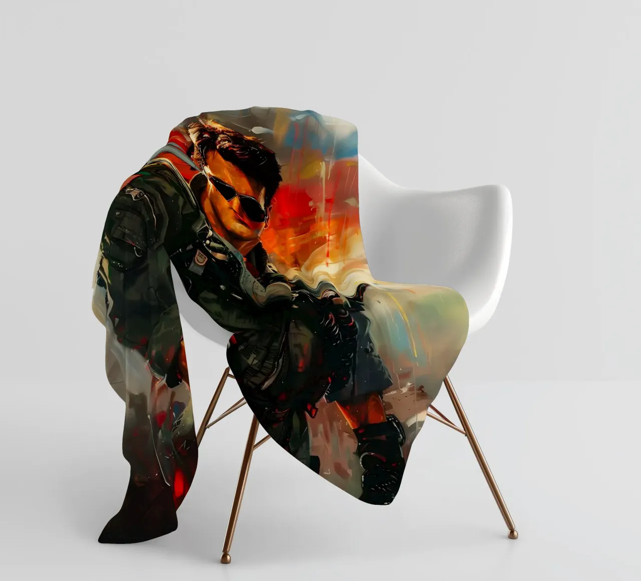Top Gun coperta in pile da FreeArtStudio