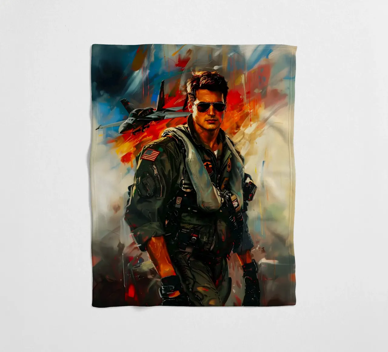 Top Gun coperta in pile da FreeArtStudio