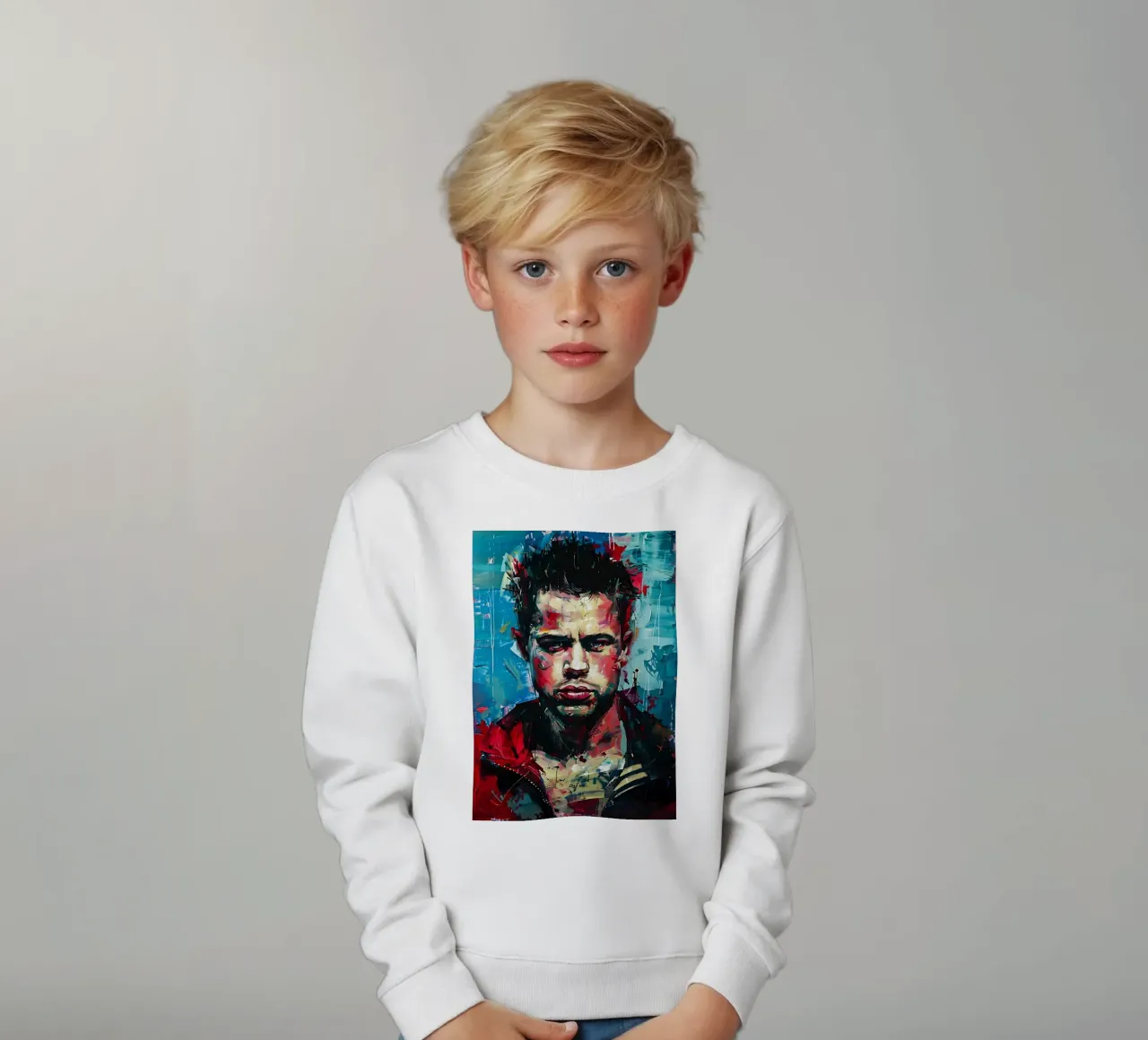 Tyler Durden From Fight Club felpa bambino da FreeArtStudio