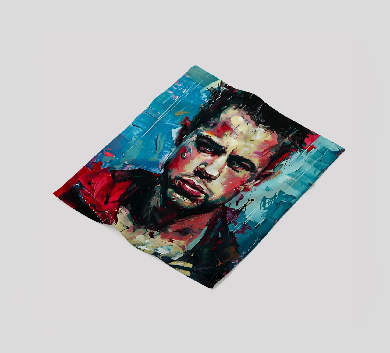 Tyler Durden From Fight Club coperta in pile da FreeArtStudio