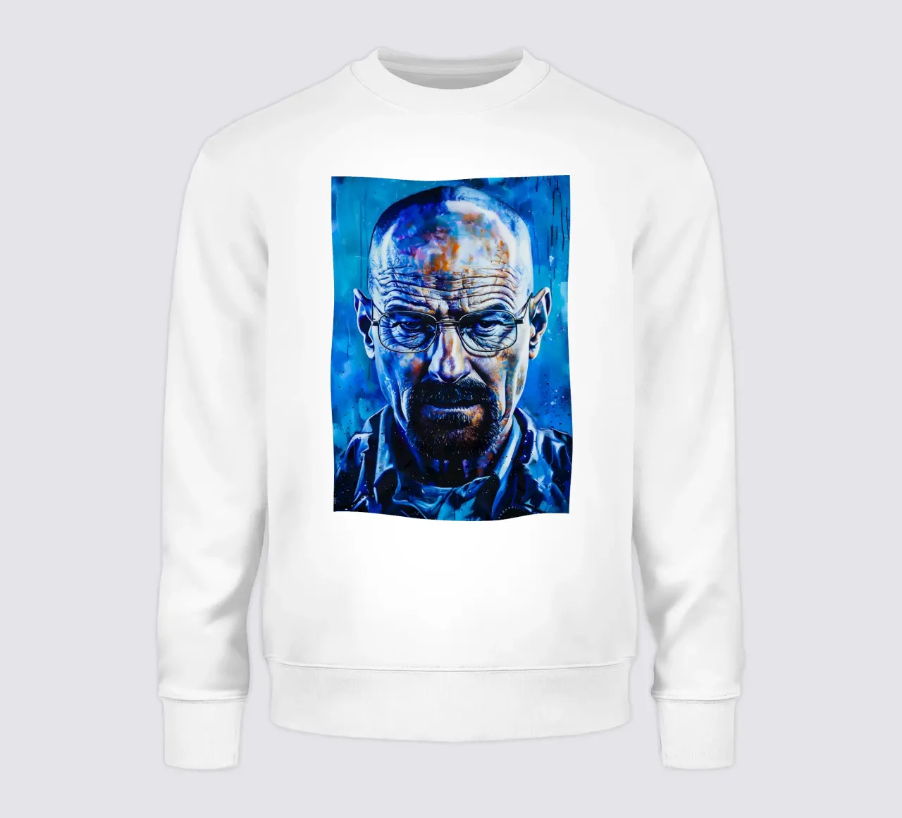 Walter White From Breaking Bad Sweatshirt von FreeArtStudio