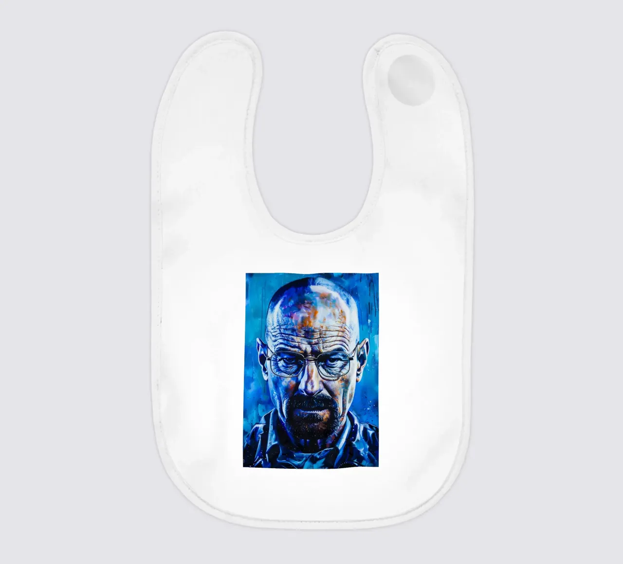 Walter White From Breaking Bad babero de FreeArtStudio