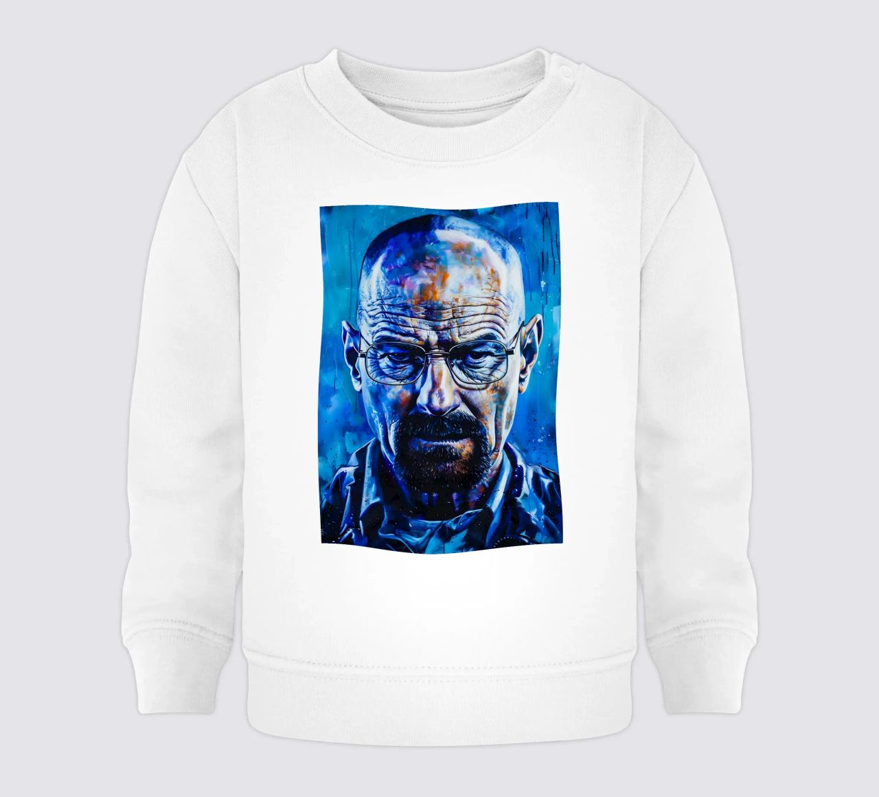 Walter White From Breaking Bad felpa neonato da FreeArtStudio