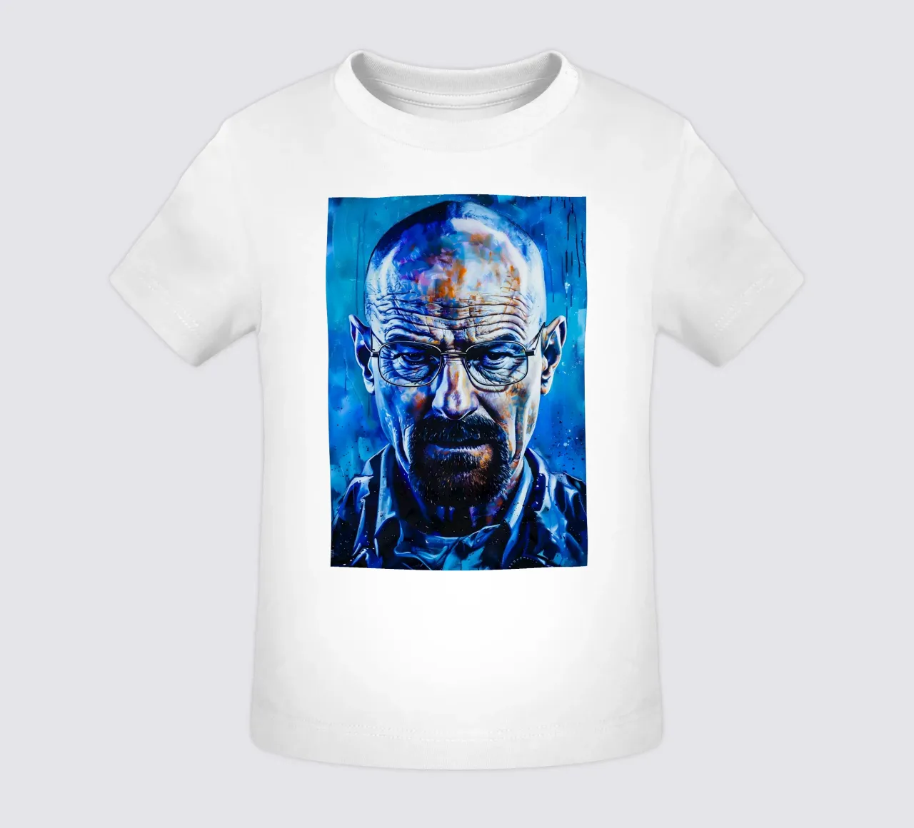 Walter White From Breaking Bad maglietta neonato da FreeArtStudio