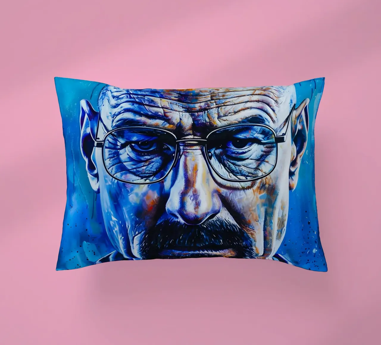 Walter White From Breaking Bad cuscino da FreeArtStudio