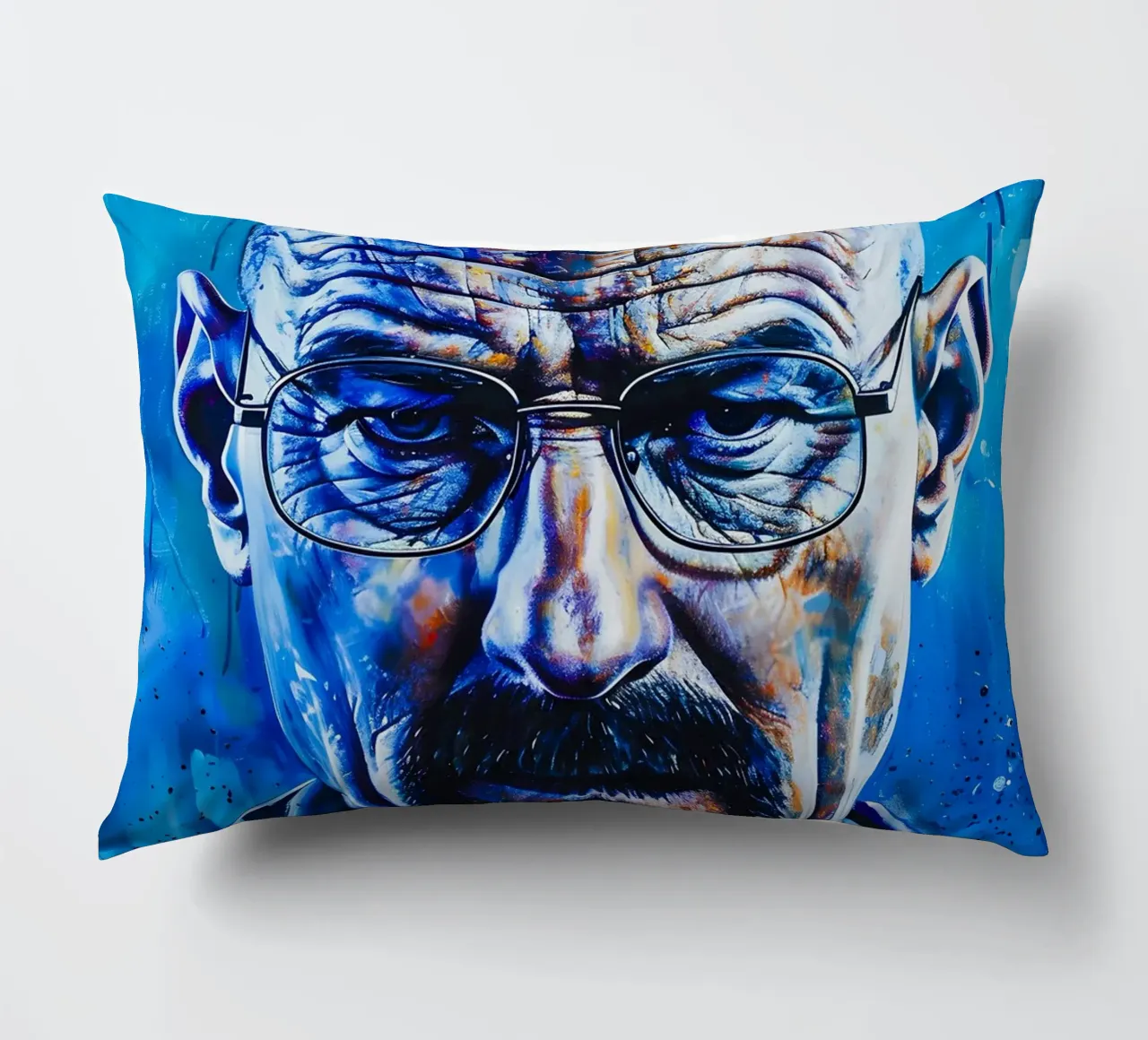 Walter White From Breaking Bad cuscino da FreeArtStudio