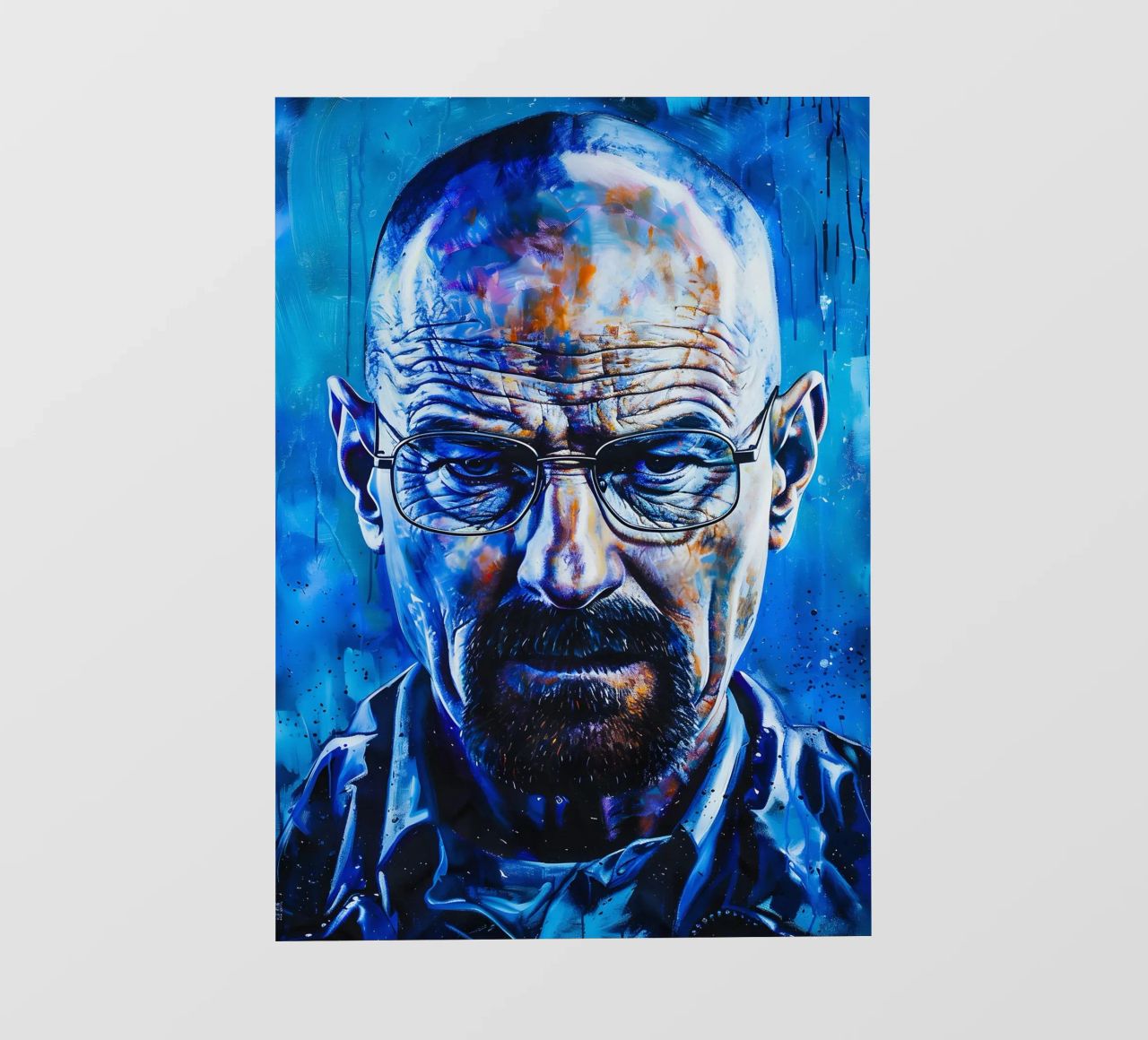 Walter White From Breaking Bad pellicola backlit da FreeArtStudio