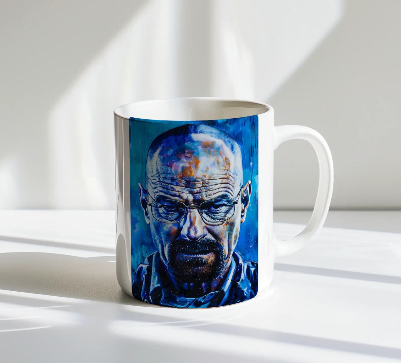 Walter White From Breaking Bad tazza in ceramica da FreeArtStudio