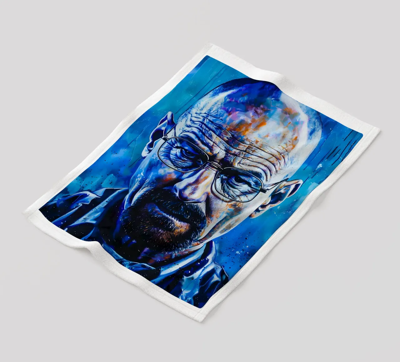 Walter White From Breaking Bad coperta in pile da FreeArtStudio