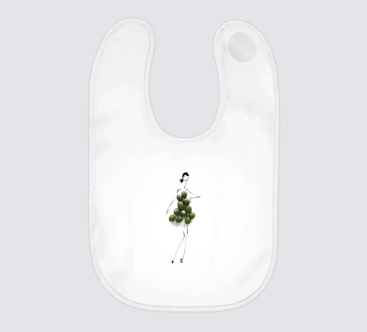 Olive Green bavaglino da Gretchen Roehrs