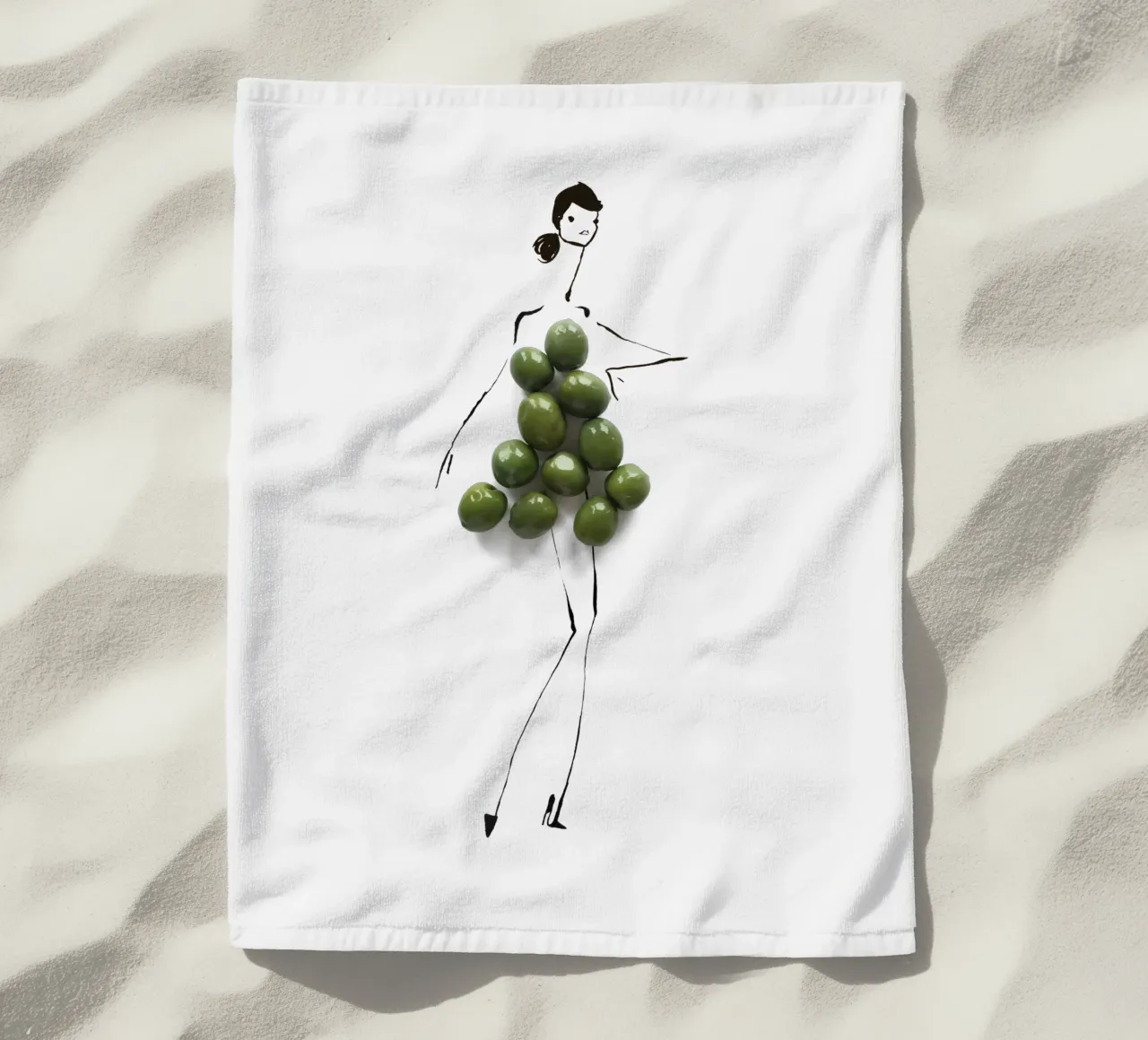 Olive Green telo mare da Gretchen Roehrs