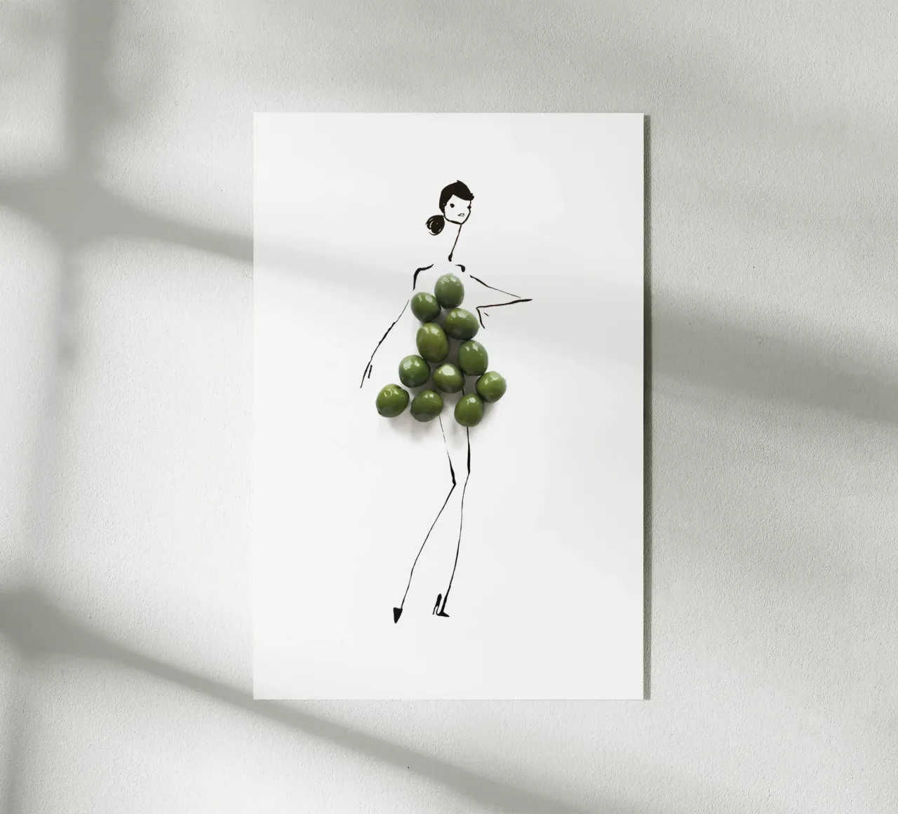 Olive Green plexiglass da Gretchen Roehrs