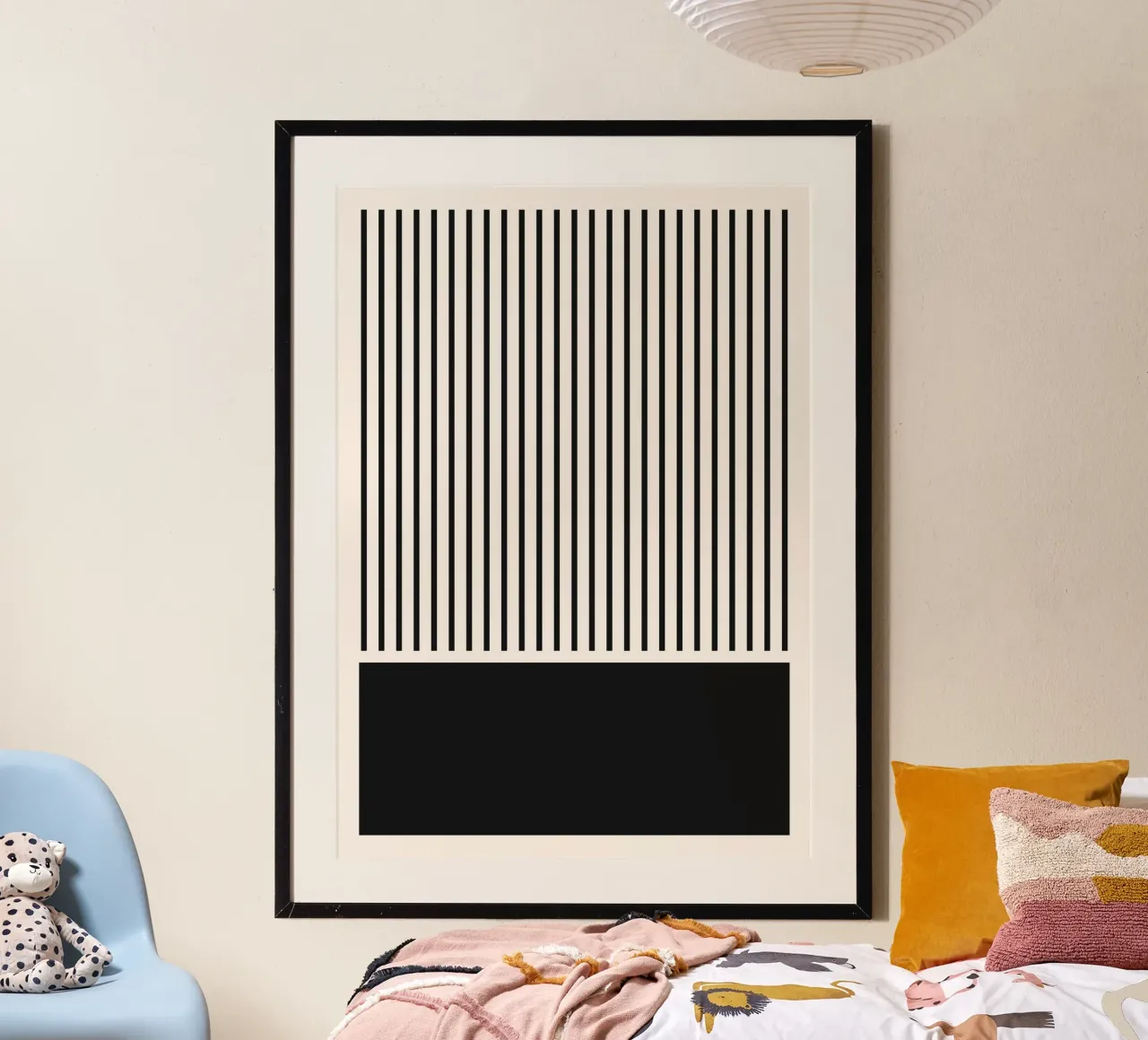 Abstract Boho mid eeuw Patroon 20 poster van Paigaam Studio