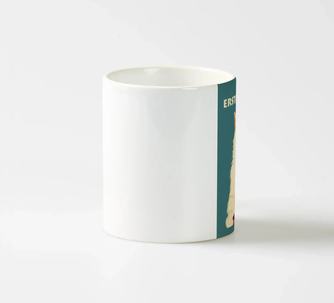 Poster da cucina Coffee first | Cat tazza in ceramica da Autofocus