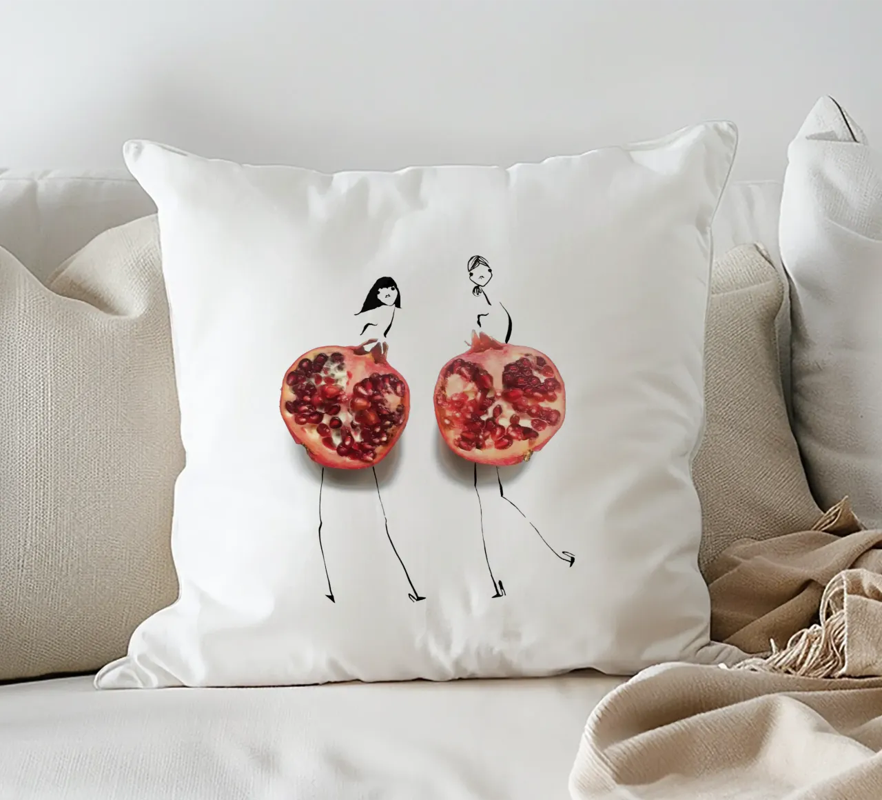 Pom Duo cuscino da Gretchen Roehrs