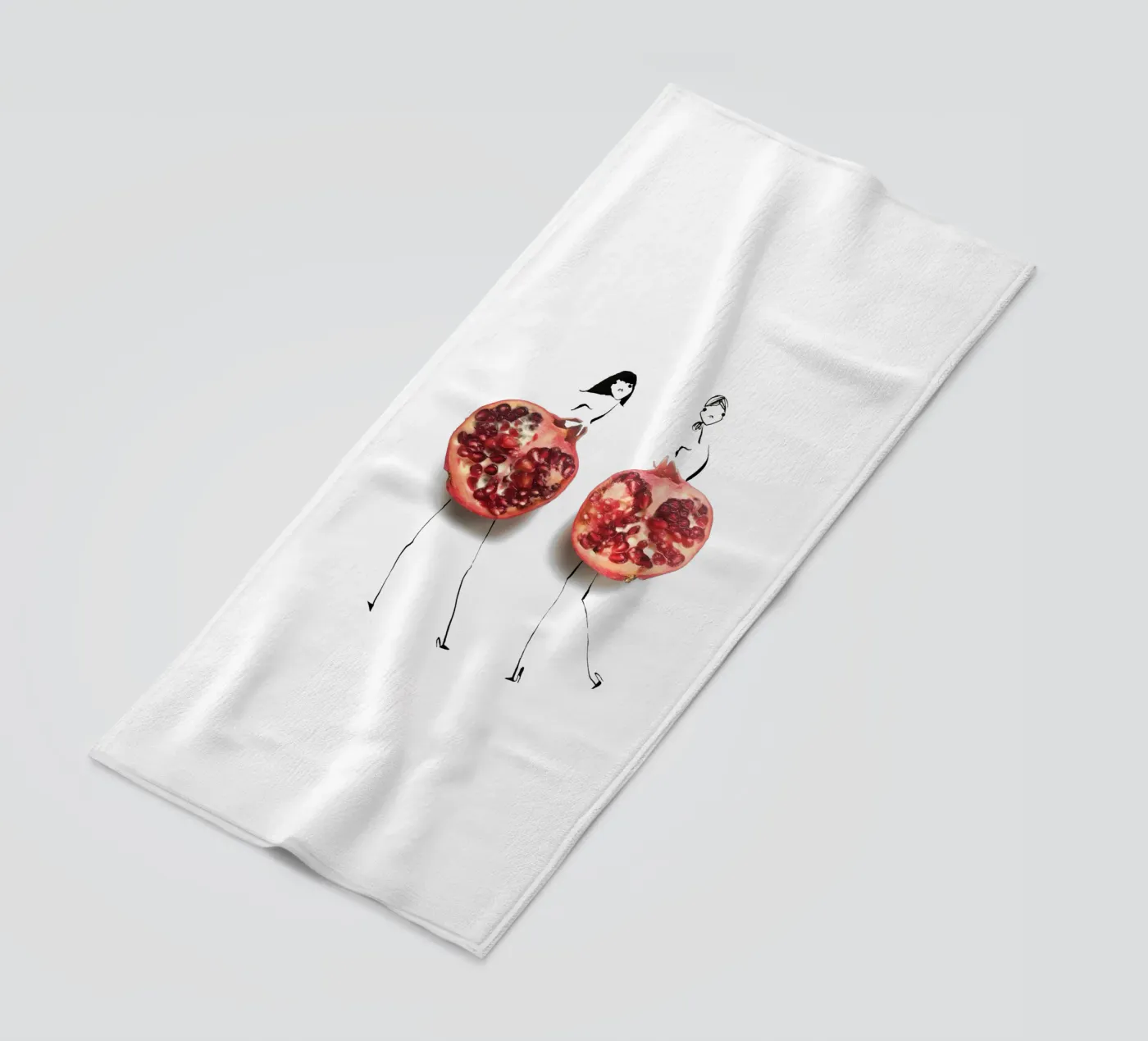 Pom Duo strandhanddoek van Gretchen Roehrs