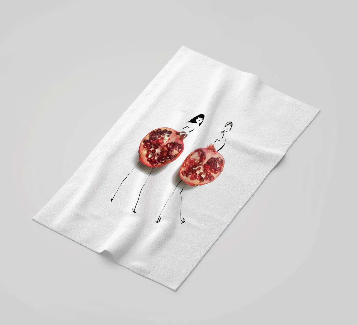 Pom Duo strandhanddoek van Gretchen Roehrs