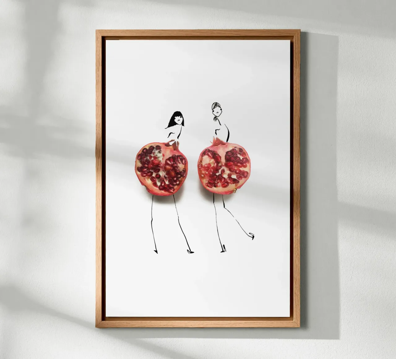 Pom Duo tela con Cornice a cassetta da Gretchen Roehrs