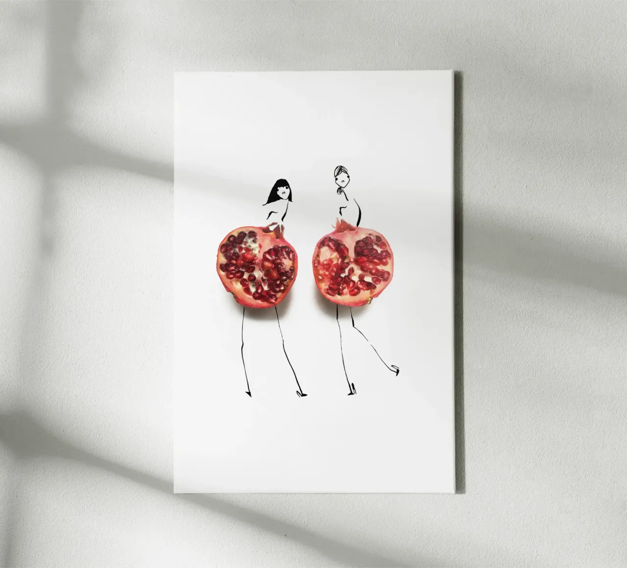 Pom Duo tela con Cornice a cassetta da Gretchen Roehrs