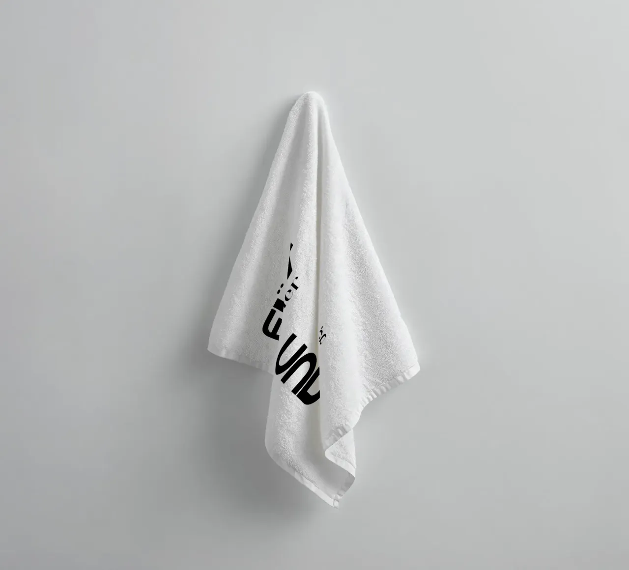 Forever And Ever Modern minimalist typography towel by YV TYPOGRAPHY