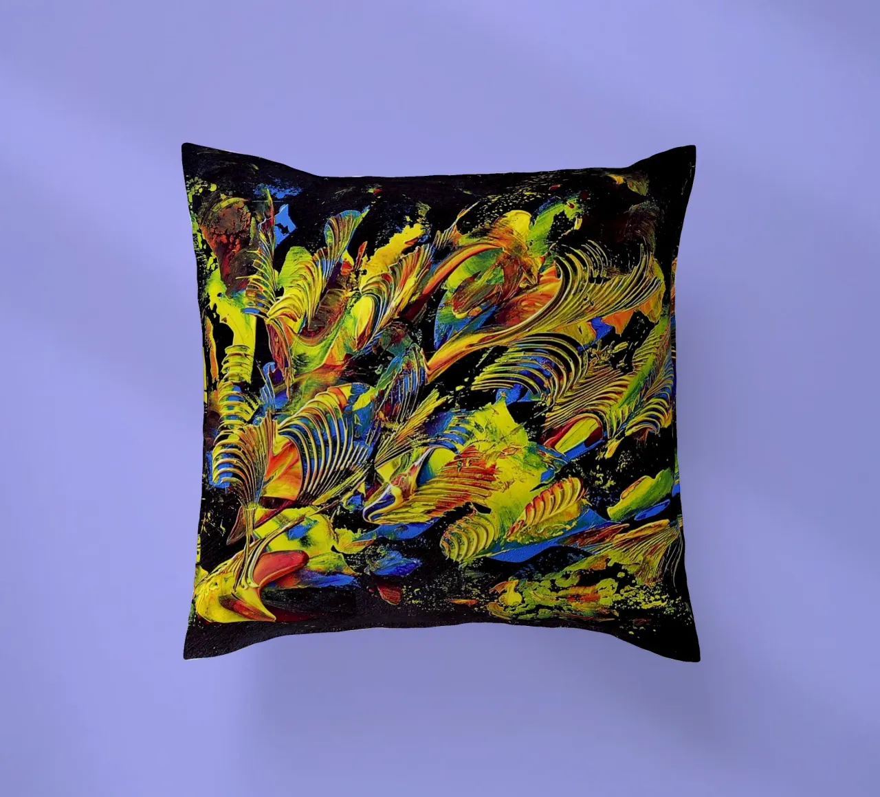 IDEAL GIFT 115 cuscino da Thierry Vobmann Abstract painting