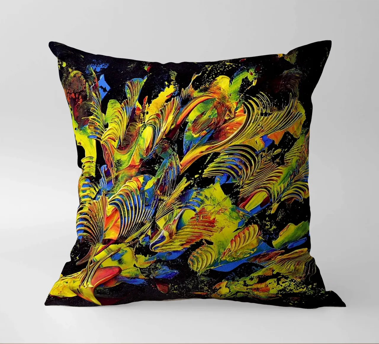 IDEAL GIFT 115 cuscino da Thierry Vobmann Abstract painting