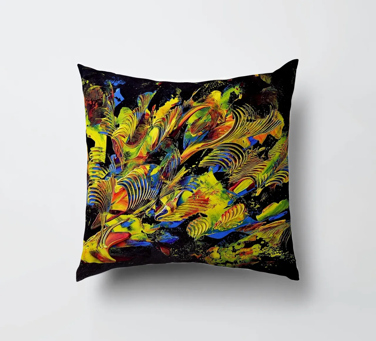IDEAL GIFT 115 cuscino da Thierry Vobmann Abstract painting
