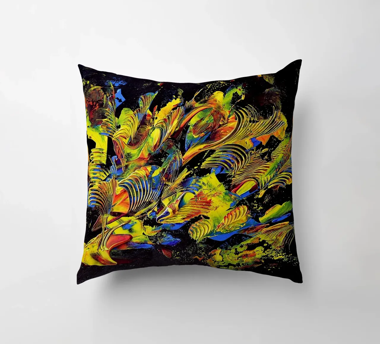 IDEAL GIFT 115 cuscino da Thierry Vobmann Abstract painting