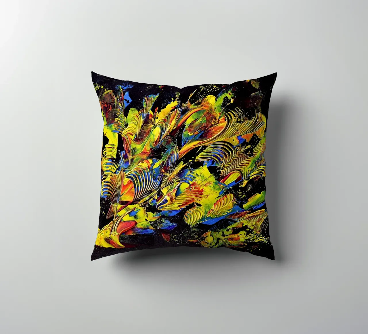 IDEAL GIFT 115 cuscino da Thierry Vobmann Abstract painting
