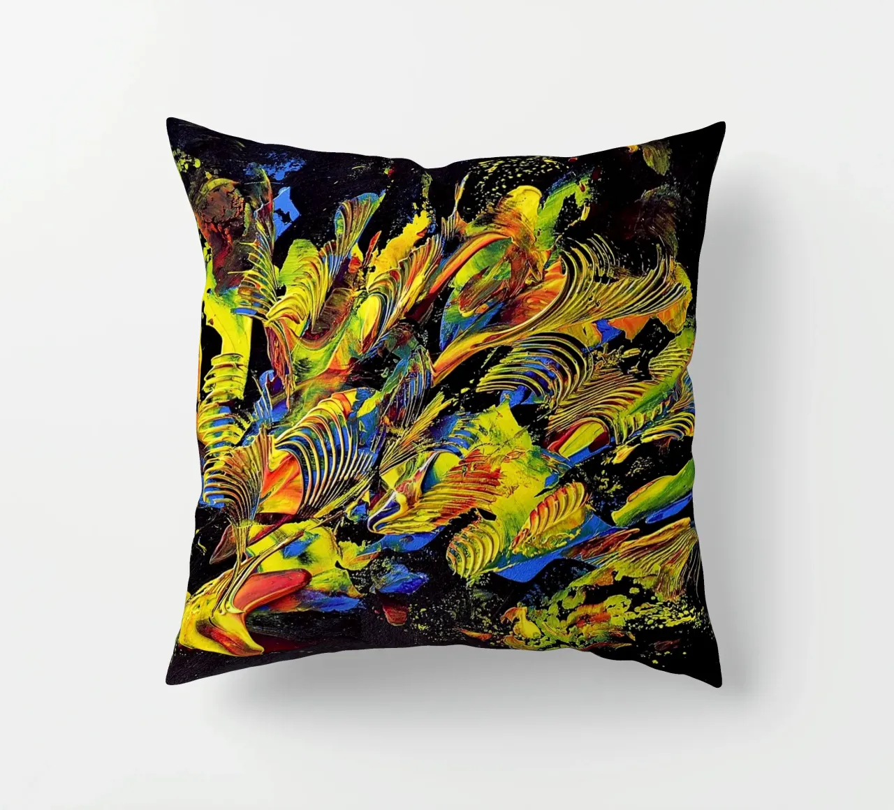 IDEAL GIFT 115 cuscino da Thierry Vobmann Abstract painting