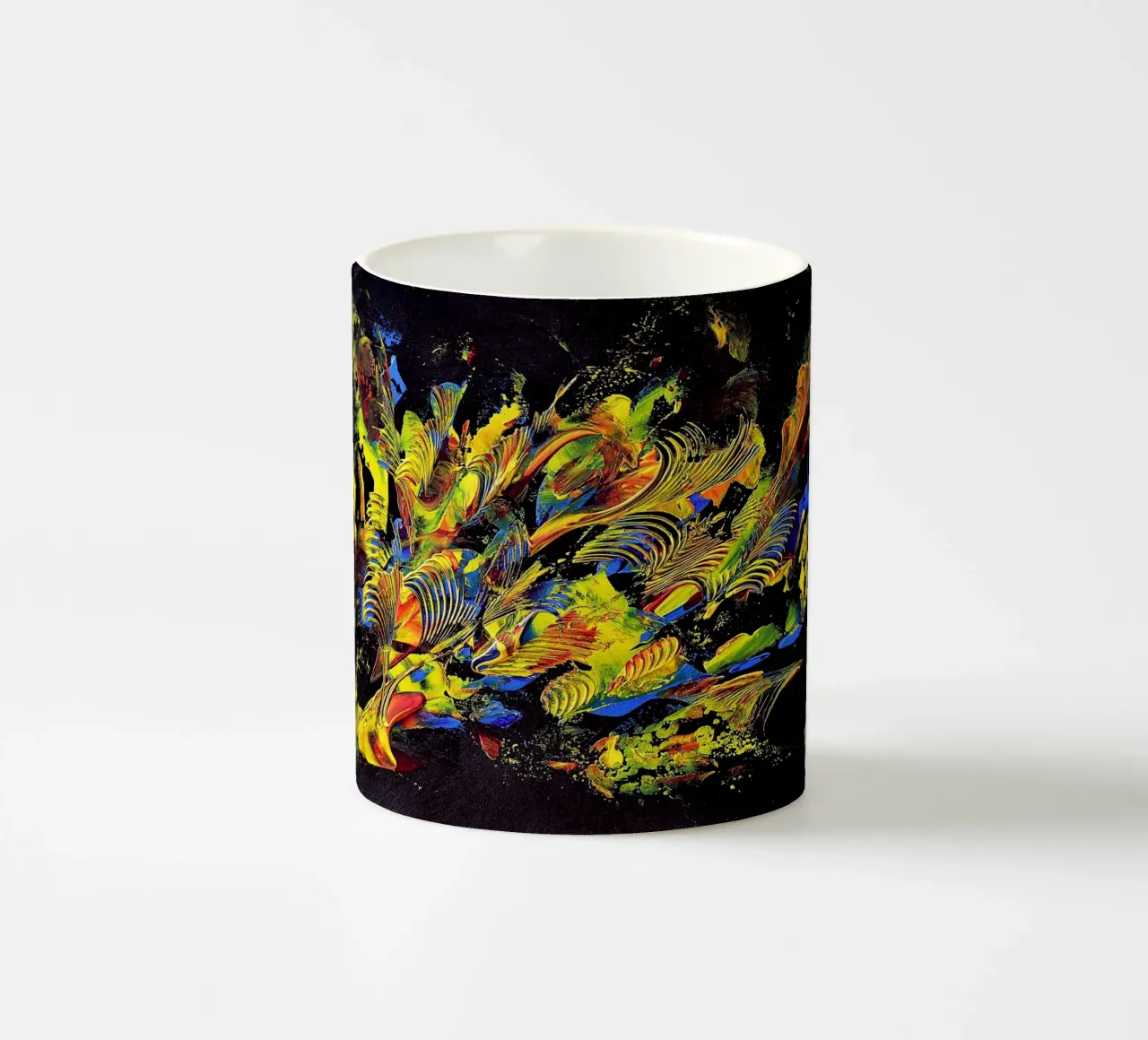 IDEAL GIFT 115 tazza in ceramica da Thierry Vobmann Abstract painting