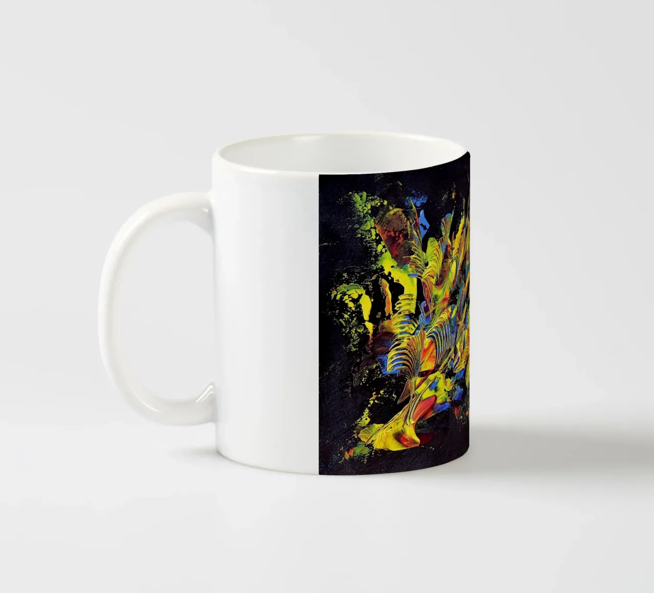 IDEAL GIFT 115 tazza in ceramica da Thierry Vobmann Abstract painting