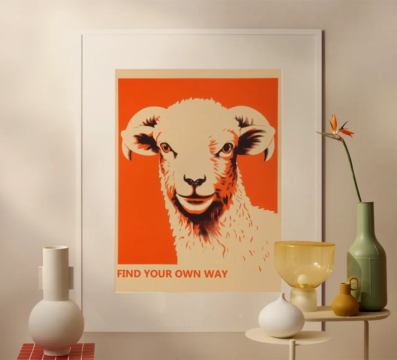Find your own way | Motivational poster hahnemühle by Autofocus