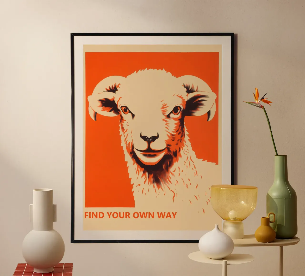 Find your own way | Motivational poster hahnemühle by Autofocus