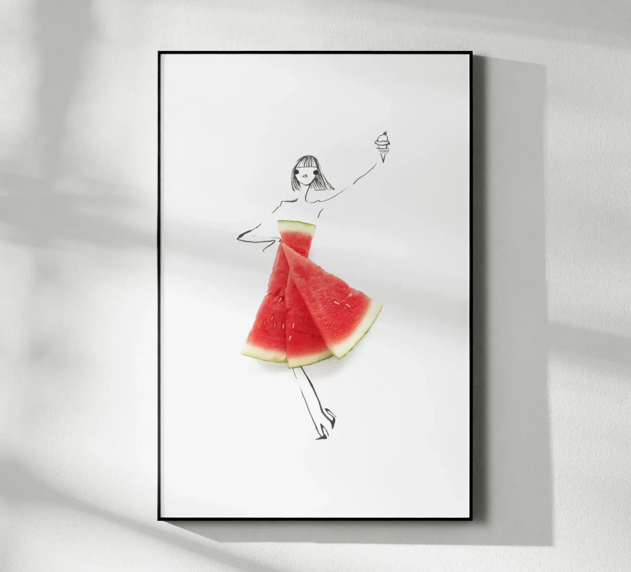 Watermelon Salut plexiglass da Gretchen Roehrs