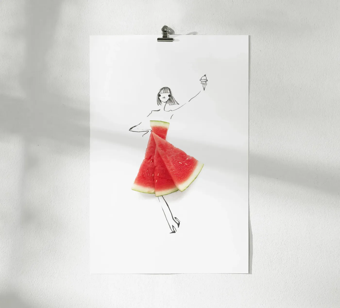 Watermelon Salut poster da Gretchen Roehrs