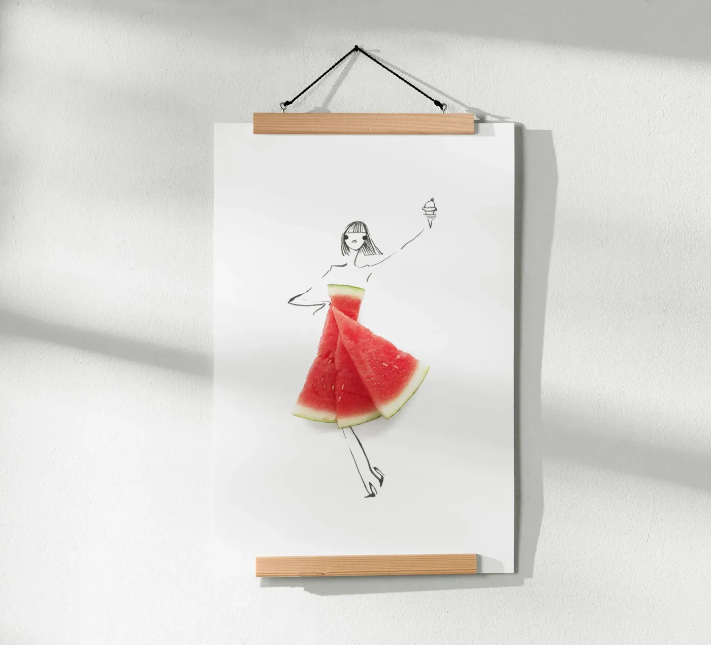 Watermelon Salut poster da Gretchen Roehrs