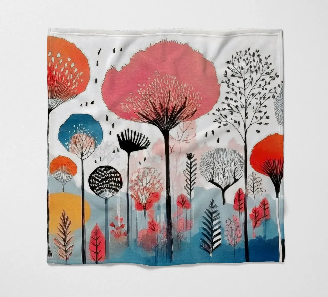Botanical Harmony coperta in pile da Hightown Design