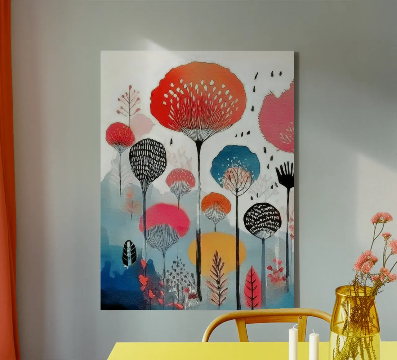 Botanical Harmony canvas by Hightown Design