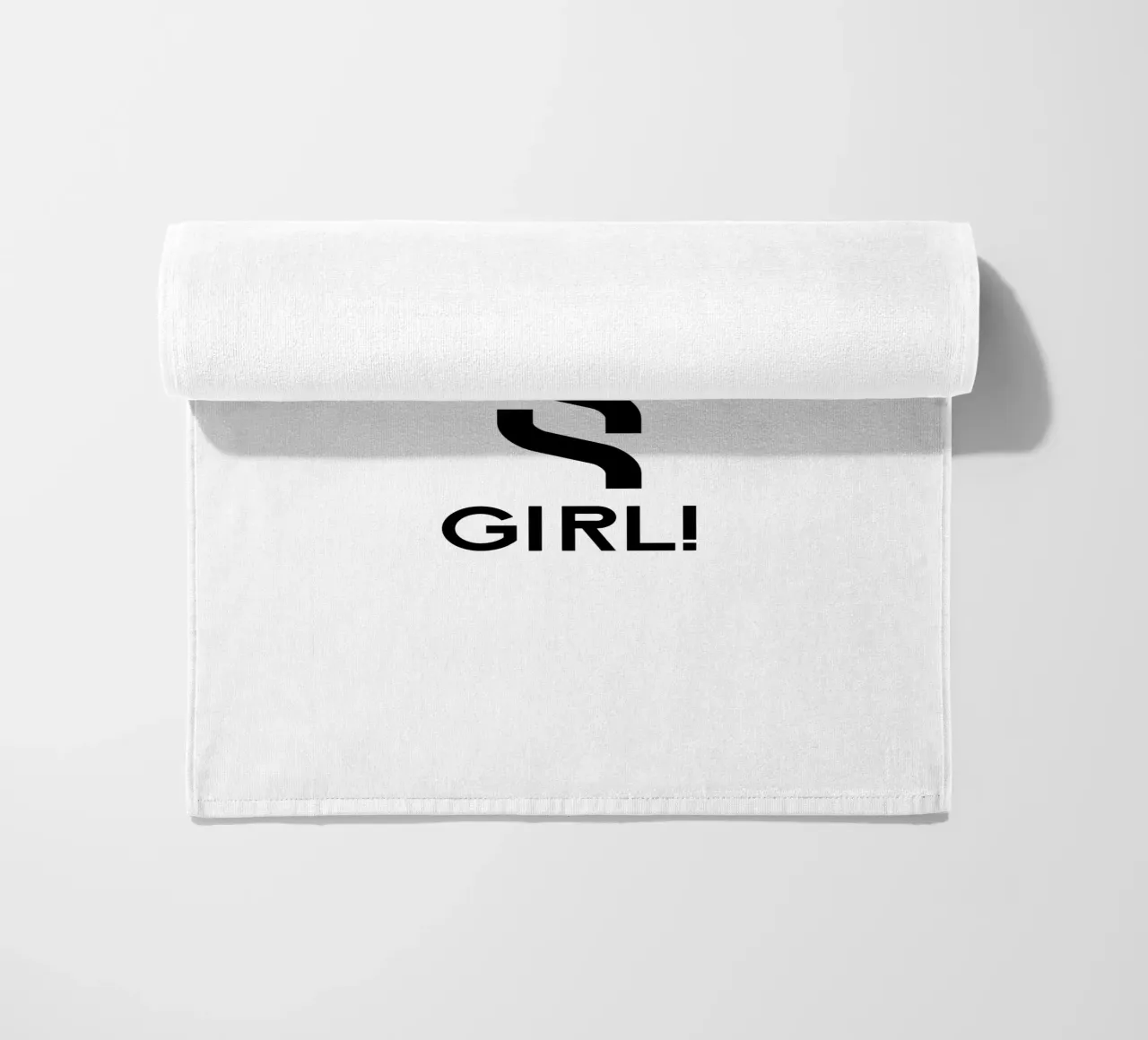 Go Piss Girl Semplice tipografia moderna e minimalista telo mare da YV TYPOGRAPHY