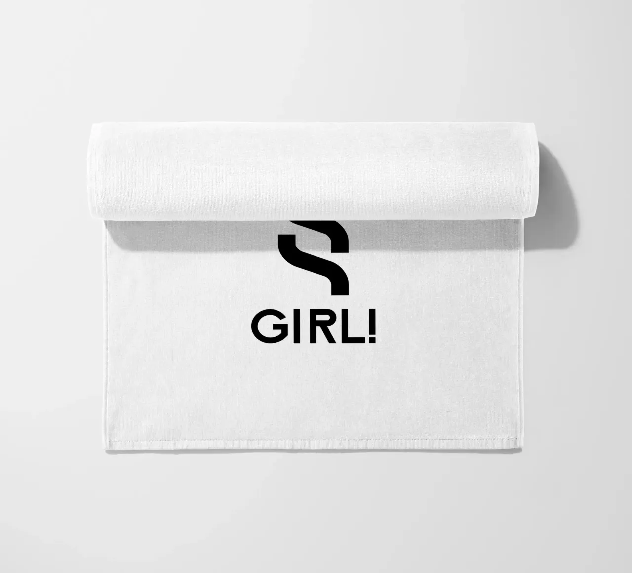 Go Piss Girl Semplice tipografia moderna e minimalista telo mare da YV TYPOGRAPHY